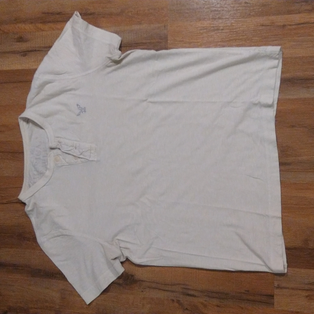 American Eagle short sleeve henley (L)